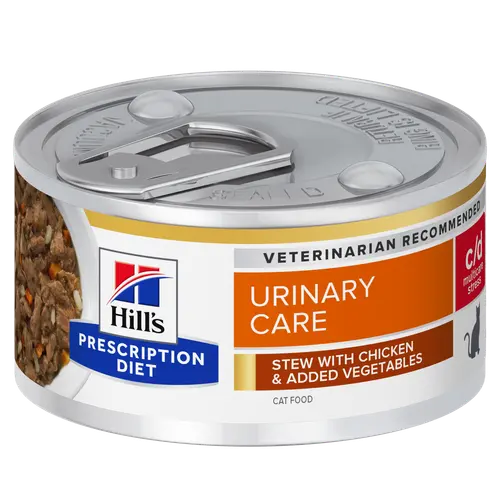 Hill's Prescription Diet c/d Multicare Stress Ragout mit Huhn und zugefügtem Gemüse