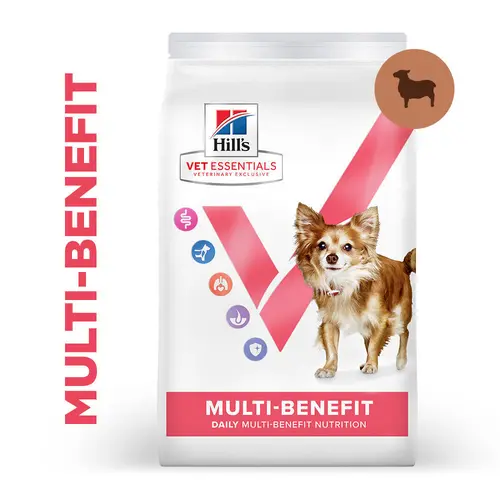 Hill's Vet Essentials MULTI-BENEFIT Adult Small & Mini Hundefutter mit Lamm und Reis