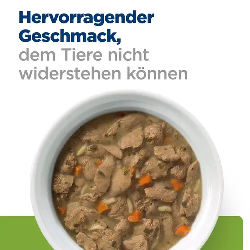 Hill's Prescription Diet Metabolic + Mobility Ragout für Hunde mit Thunfisch- und Gemüsegeschmack