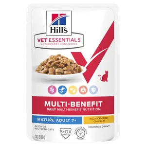 Hill's Vet Essentials MULTI-BENEFIT Mature Adult Katzenfutter mit Huhn