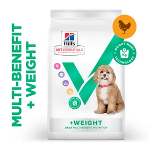 Hill's Vet Essentials MULTI-BENEFIT + Weight Adult 1+ Small & Mini Hundefutter mit Huhn