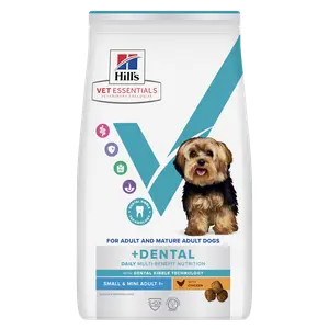 Hill's Vet Essentials MULTI-BENEFIT + Dental Adult 1+ Small & Mini Hundefutter mit Huhn