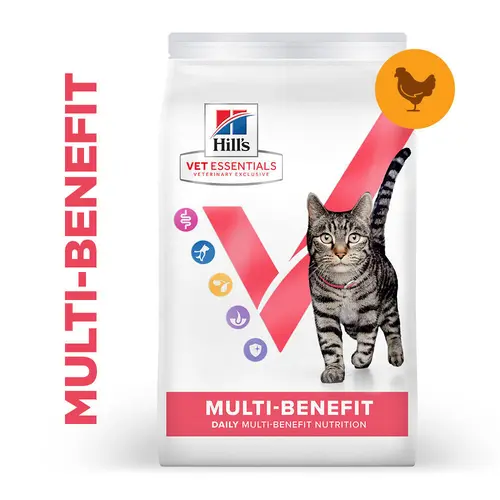 Hill's Vet Essentials MULTI-BENEFIT Adult Katzenfutter mit Huhn
