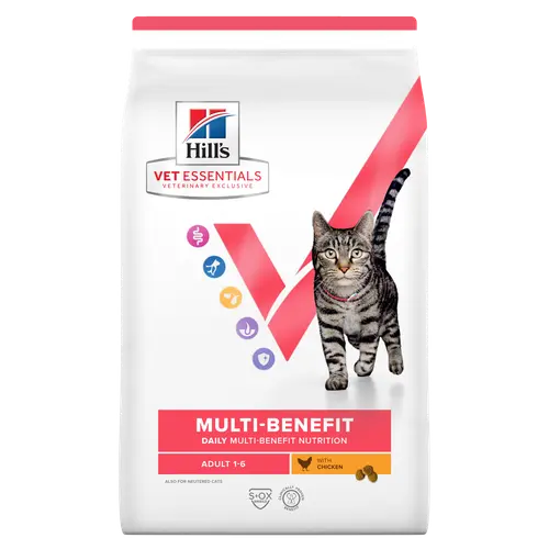 Hill's Vet Essentials MULTI-BENEFIT Adult Katzenfutter mit Huhn