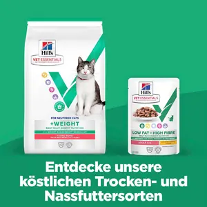 Hill's Vet Essentials MULTI-BENEFIT + Weight Young Adult Katzenfutter mit Huhn