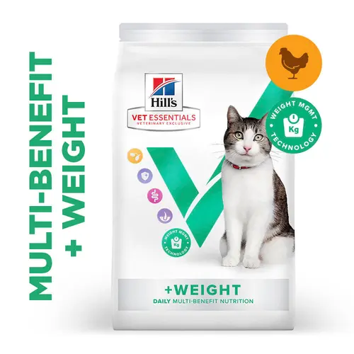 Hill's Vet Essentials MULTI-BENEFIT + Weight Young Adult Katzenfutter mit Huhn
