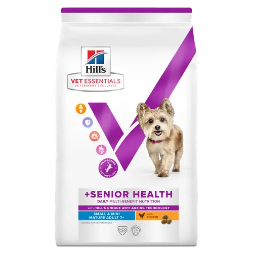 Hill's Vet Essentials MULTI-BENEFIT + Senior Health Mature Adult 7+ Small & Mini Hundefutter mit Huhn