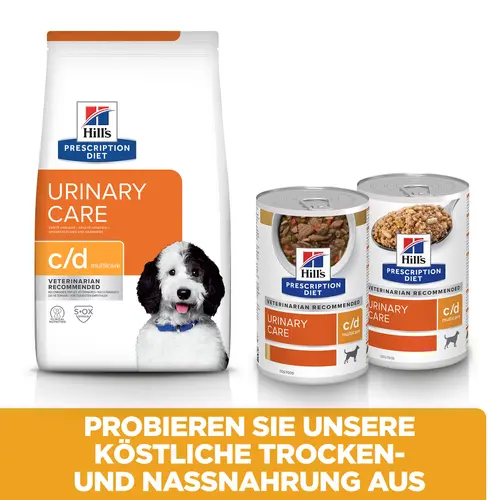 Hill's Prescription Diet c/d Multicare Ragout für Hunde mit Huhn und zugefügtem Gemüse