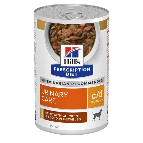 Hill's Prescription Diet c/d Multicare Ragout für Hunde mit Huhn und zugefügtem Gemüse