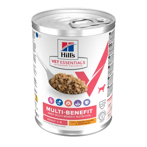 Hill's Vet Essentials Multi-Benefit Adult Hundefutter mit zartem Huhn und Gemüse