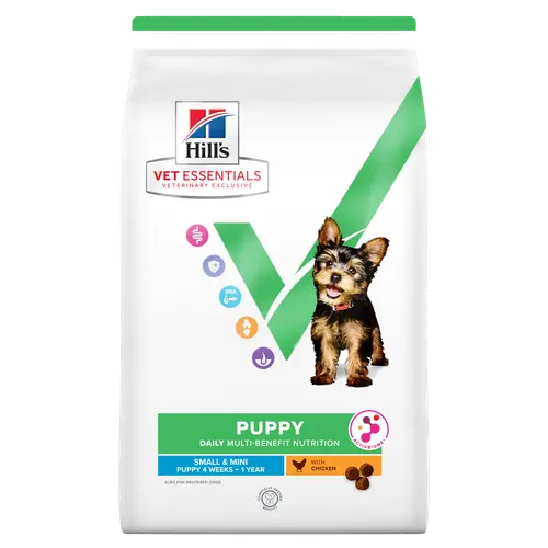 Hill's Vet Essentials MULTI-BENEFIT Small & Mini Puppy Welpenfutter mit Huhn