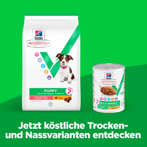 Hill's Vet Essentials MULTI-BENEFIT Medium Puppy Welpenfutter mit Huhn