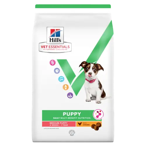 Hill's Vet Essentials MULTI-BENEFIT Medium Puppy Welpenfutter mit Huhn