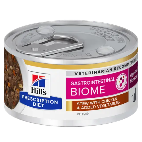 Hill's Prescription Diet Gastrointestinal Biome Ragout für Katzen mit Huhn und zugefügtem Gemüse