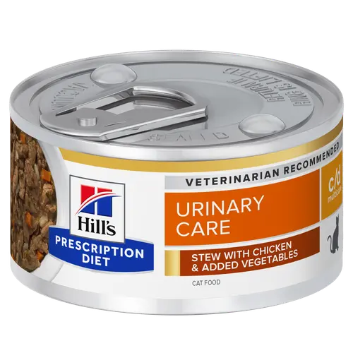 Hill's Prescription Diet c/d Multicare Ragout für Katzen mit Huhn und zugefügtem Gemüse