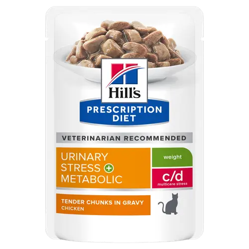 Hill's Prescription Diet c/d Multicare Stress + Metabolic Katzenfutter mit Huhn