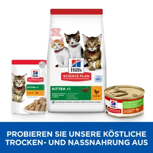 Hill's Science Plan Kitten & Mother Tender Mousse für Katzen mit Huhn und Truthahn