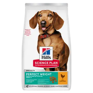 Hill's Science Plan Perfect Weight Small & Mini Adult Hundefutter mit Huhn