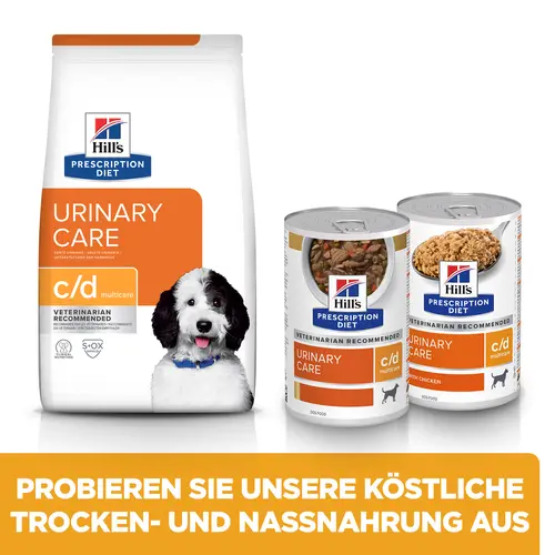 Hill's Prescription Diet c/d Multicare Nassfutter für Hunde mit Huhn