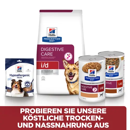 Hill's Prescription Diet i/d Ragout für Hunde mit Huhn und zugefügtem Gemüse