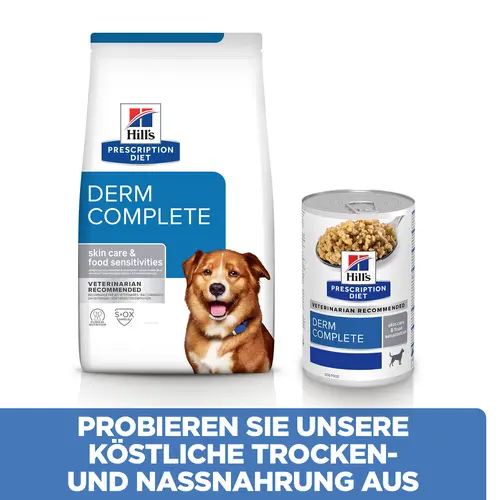 Hill's Prescription Diet Derm Complete Hundefutter mit Ei