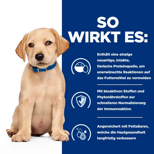 Hill's Prescription Diet Derm Complete Puppy Welpenfutter mit Ei