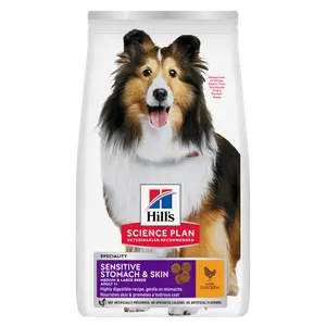 Hill's Science Plan Sensitive Stomach & Skin Medium & Large Breed Adult Hundefutter mit Huhn
