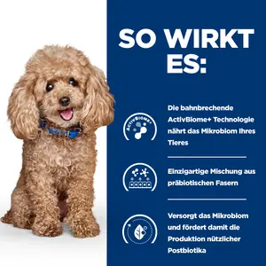 Hill's Prescription Diet Gastrointestinal Biome Mini Hundefutter mit Huhn