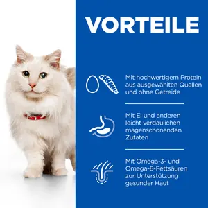Hill's Science Plan Hypoallergenic Katzenfutter für Katzen mit Ei und Insektenprotein
