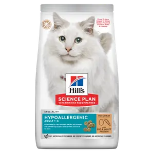 Hill's Science Plan Hypoallergenic Katzenfutter für Katzen mit Ei und Insektenprotein