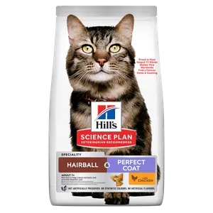 Hill's Science Plan Hairball & Perfect Coat Adult Cat Food mit Huhn