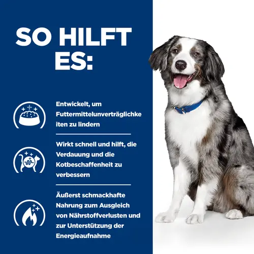 Hill's Prescription Diet i/d Sensitive Hundefutter mit Ei und Reis