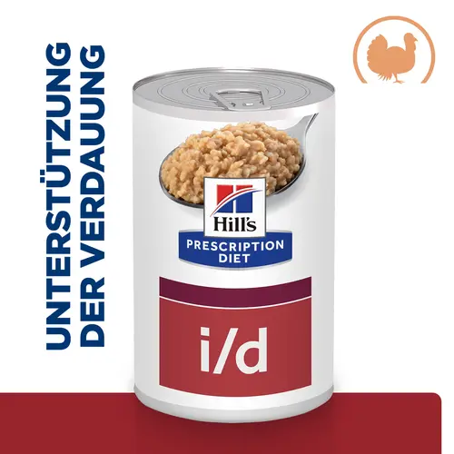Hill's Prescription Diet i/d Hundefutter mit Truthahn