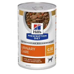 Hill's Prescription Diet c/d Multicare Ragout für Hunde mit Huhn und zugefügtem Gemüse