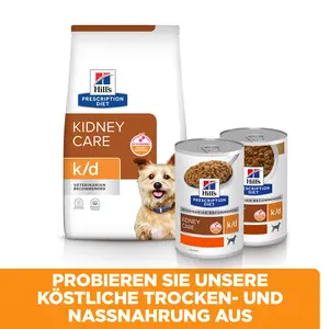 Hill's Prescription Diet k/d Ragout für Hunde mit Huhn und zugefügtem Gemüse