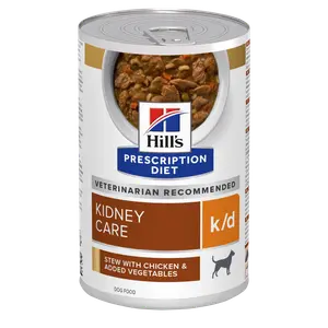 Hill's Prescription Diet k/d Ragout für Hunde mit Huhn und zugefügtem Gemüse