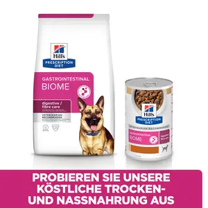 Hill's Prescription Diet Gastrointestinal Biome Ragout für Hunde mit Huhn und zugefügten Karotten