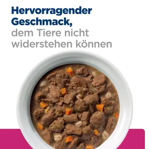 Hill's Prescription Diet Gastrointestinal Biome Ragout für Hunde mit Huhn und zugefügten Karotten