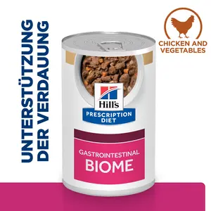 Hill's Prescription Diet Gastrointestinal Biome Ragout für Hunde mit Huhn und zugefügten Karotten