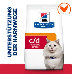 Hill's Prescription Diet c/d Multicare Stress Katzenfutter mit Huhn
