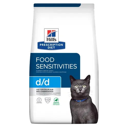 Hill's Prescription Diet d/d Katzenfutter mit Ente und grünen Erbsen