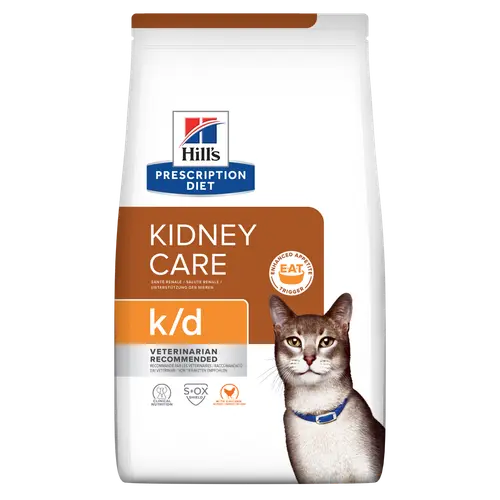 Hill's Prescription Diet k/d Trockenfutter für Katzen mit Huhn