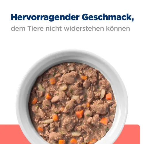 Hill's Prescription Diet ON-Care Ragout für Katzen mit Huhn und zugefügtem Gemüse