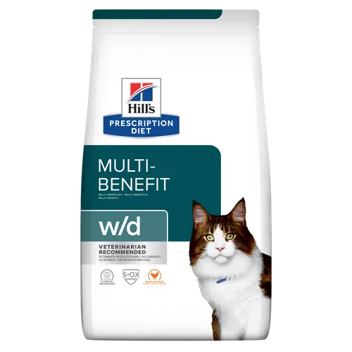 Hill's Prescription Diet w/d MULTI-BENEFIT Nassfutter für Katzen mit Huhn