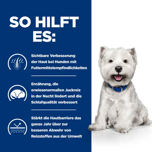 Hill's Prescription Diet Derm Complete Mini Hundefutter mit Ei