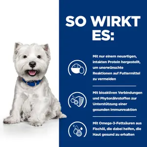 Hill's Prescription Diet Derm Complete Mini Hundefutter mit Ei