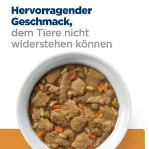Hill's Prescription Diet  k/d + Moblity Ragout für Hunde mit Huhn und zugefütem Gemüse