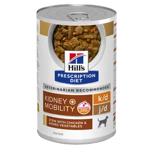 Hill's Prescription Diet  k/d + Moblity Ragout für Hunde mit Huhn und zugefütem Gemüse