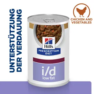 Hill's Prescription Diet i/d Low Fat Ragout für Hunde mit Hühner- und Gemüsegeschmack