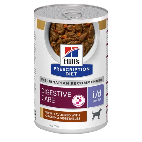 Hill's Prescription Diet i/d Low Fat Ragout für Hunde mit Hühner- und Gemüsegeschmack